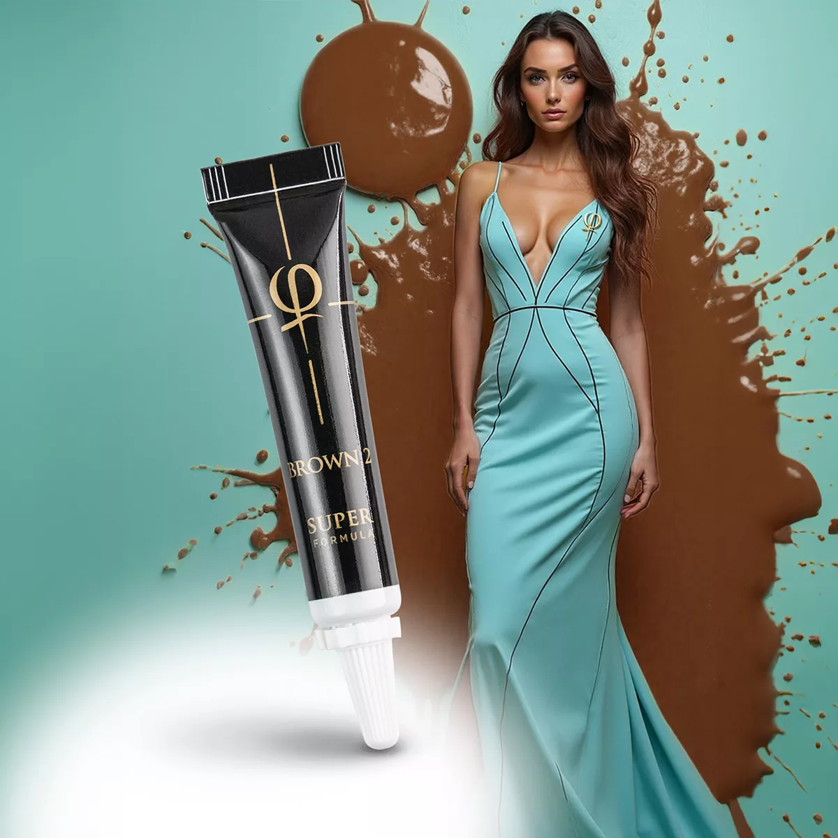 PhiBrows Brown 2 SUPE Pigment 5ml phibrows brown 2 supe pigment 5ml 4.jpg