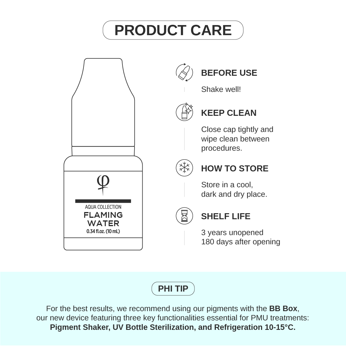 Flaming Water – Correction color PMU pigment 10ml Flaming Water – Correction color PMU pigment 10ml