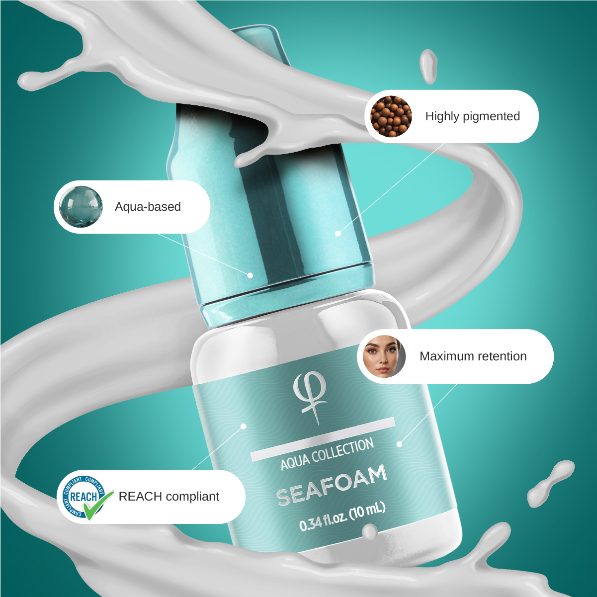 Seafoam PMU pigment 10ml