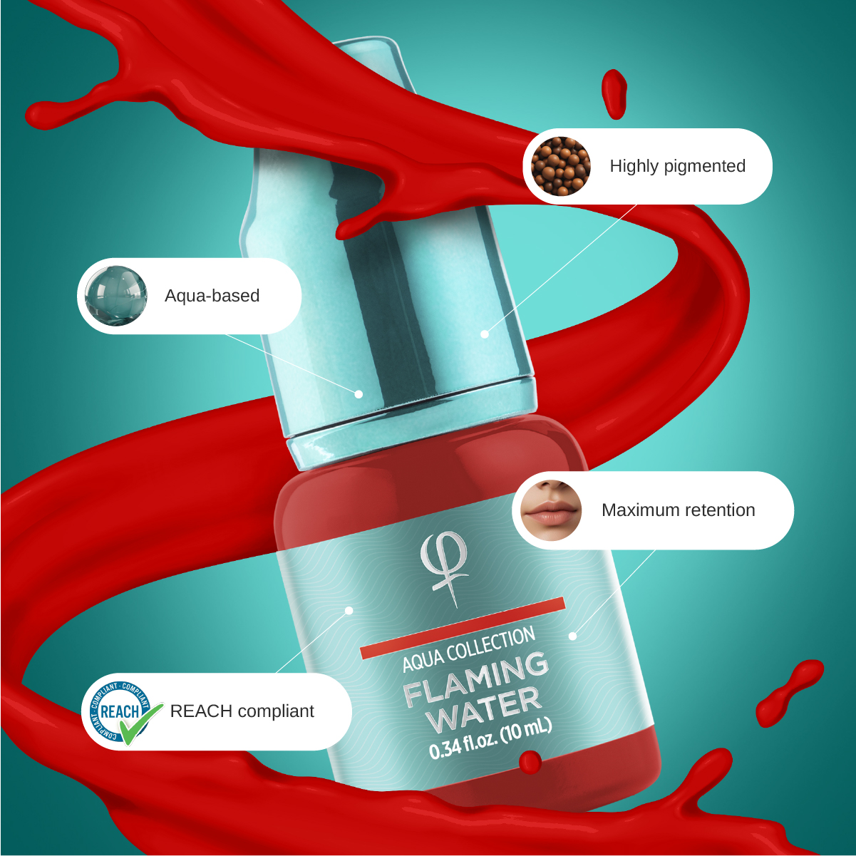 Flaming Water – Correction color PMU pigment 10ml Flaming Water – Correction color PMU pigment 10ml