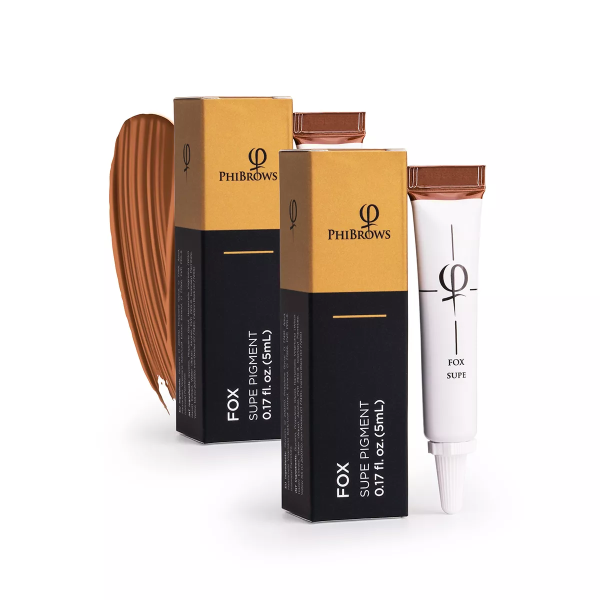 PhiBrows Fox SUPE Pigment 5ml - 2pcs phibrows fox supe pigment 5ml - 2pcs 1.jpg