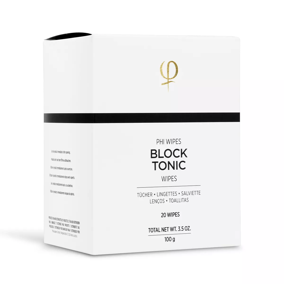 PhiWipes Block Tonic Wipes 20/1