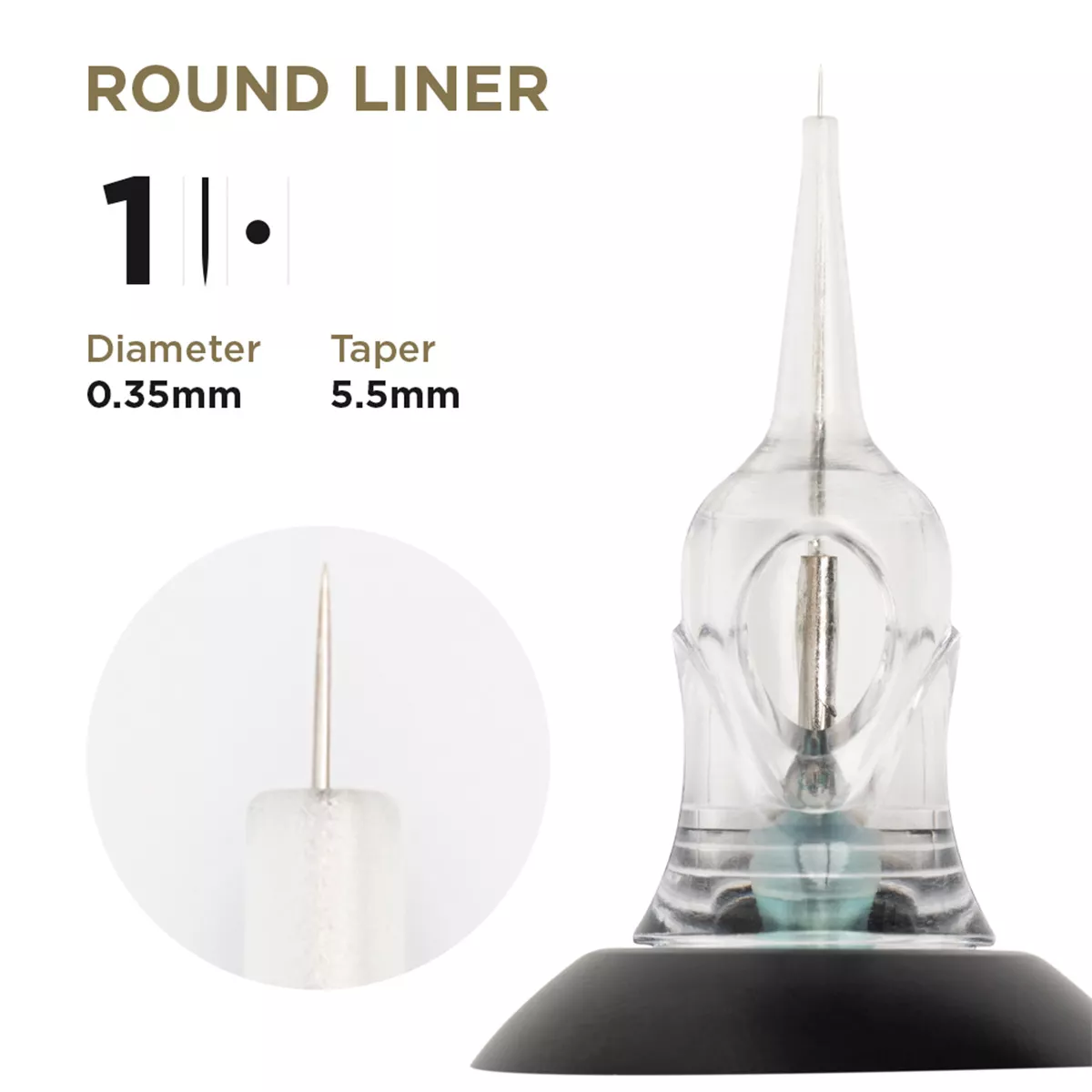 PMU Universal Cartridge pmu cartridges 0.35 1r, 5.5mm taper (en17) 20 pcs 2.jpg