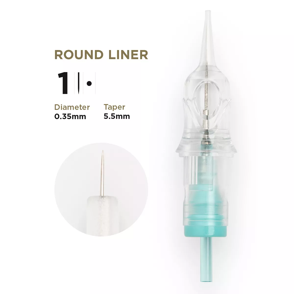 PMU Universal Cartridge pmu cartridges 0.35 1r, 5.5mm taper (en17) 20 pcs 1.jpg