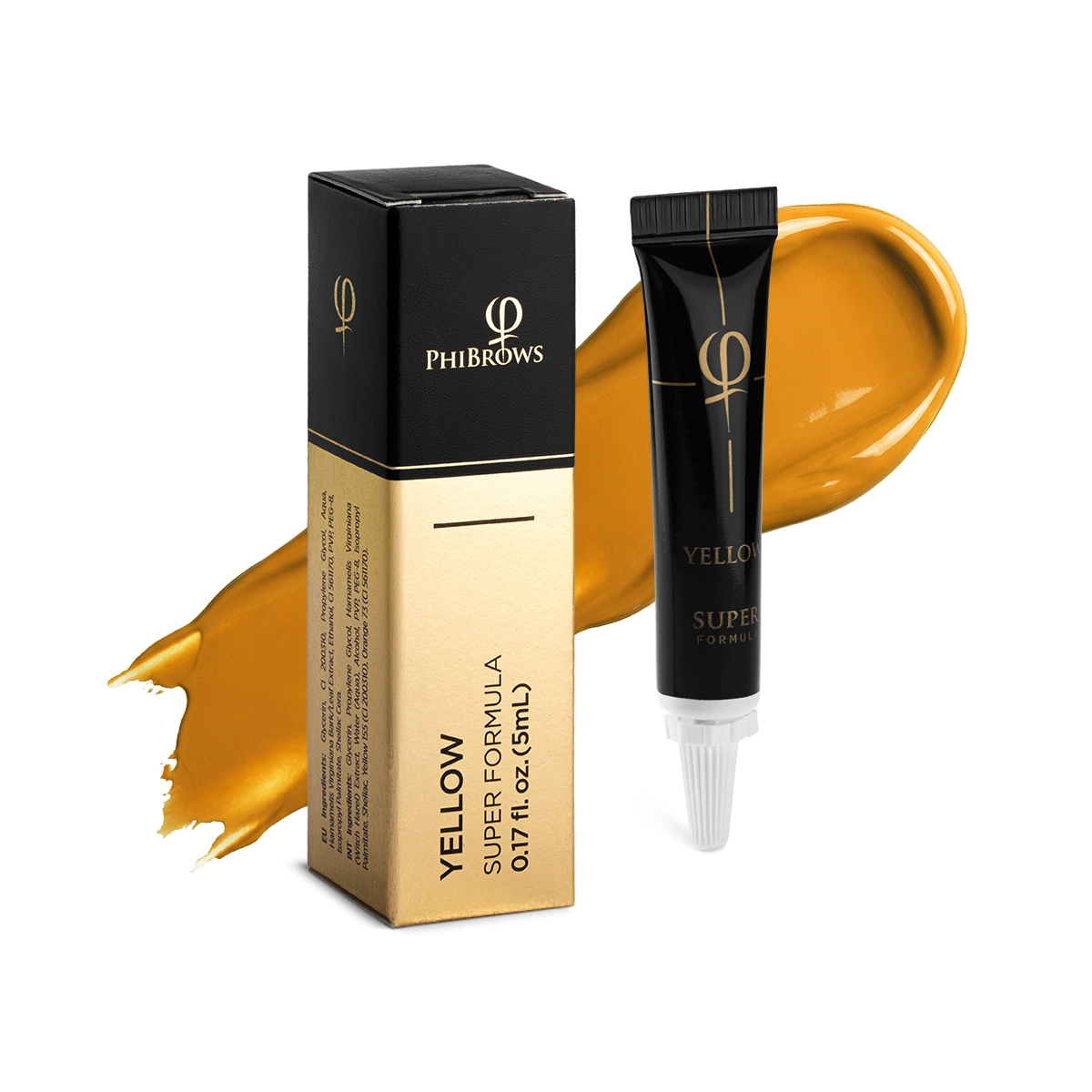 PhiBrows Yellow SUPER Pigment 5ml PhiBrows Yellow SUPER Pigment 5ml