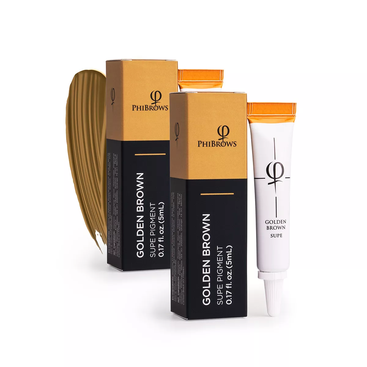 PhiBrows Goldenbrown SUPE Pigment 5ml - 2pcs phibrows goldenbrown supe pigment 5ml - 2pcs 1.jpg