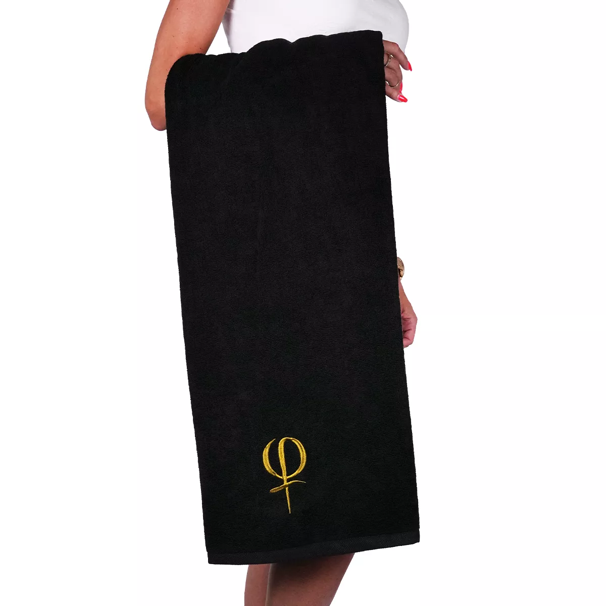 Phi SPA Towel Black M (140x100cm)
