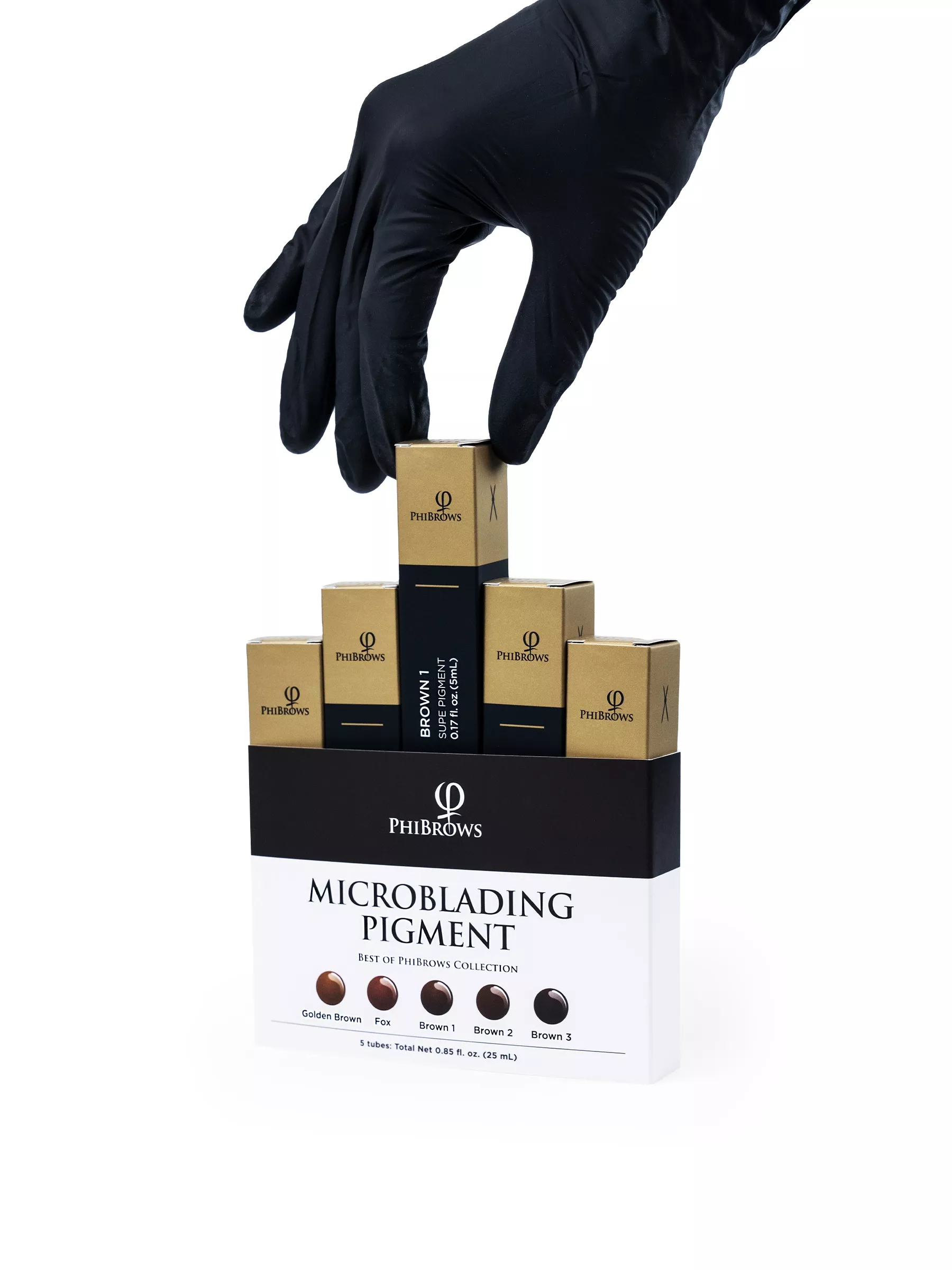 PhiBrows Microblading Pigment Collection SUPE + PhiBlade Disposable Tool 18 U Ecc 0.18 20pcs SUPE_Set_3.jpg