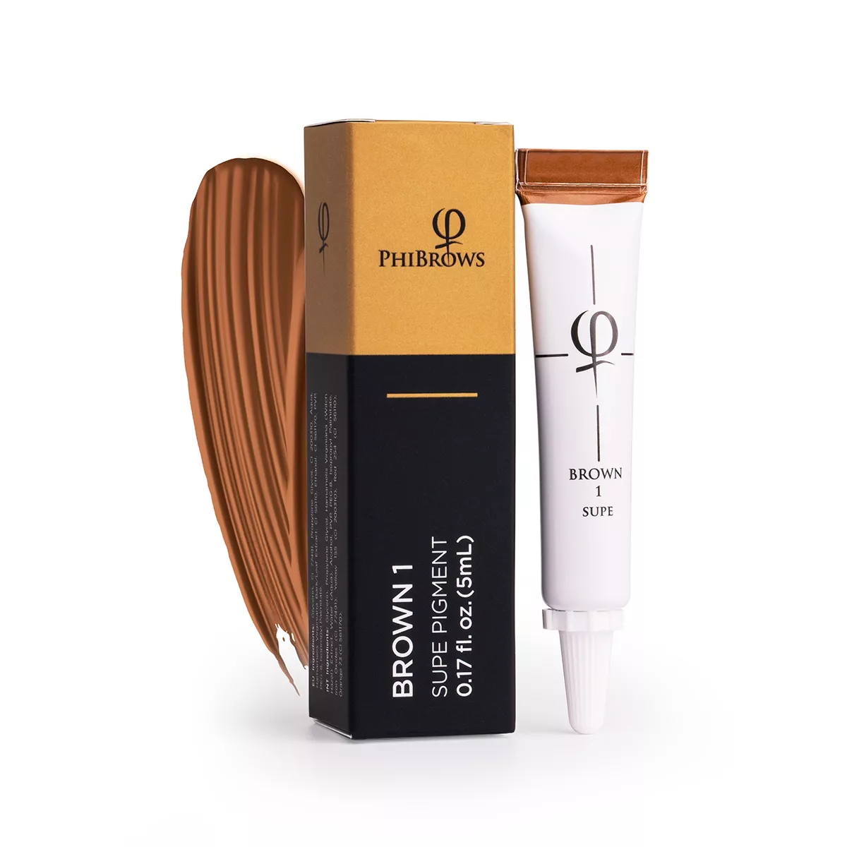 PhiBrows Brown 1 SUPE Pigment 5ml phibrows brown 1 supe pigment 5ml 1.jpg