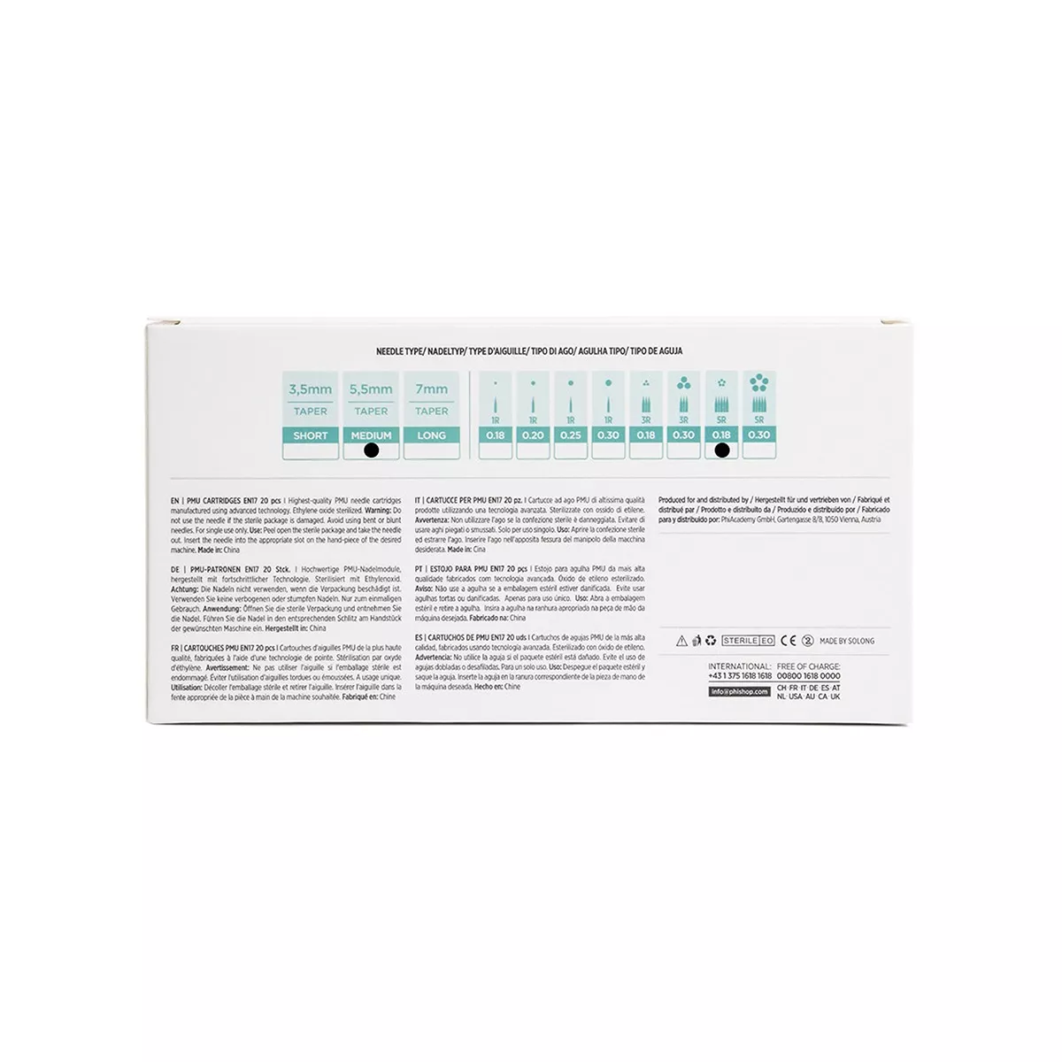 PMU Universal Cartridge pmu cartridges 0.18 5r, 5.5mm taper (en17) 20 pcs 5.jpg