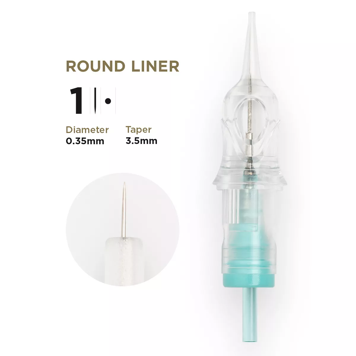 PMU Universal Cartridge pmu cartridges 0.35 1r, 3.5mm taper (en17) 20 pcs 1.jpg